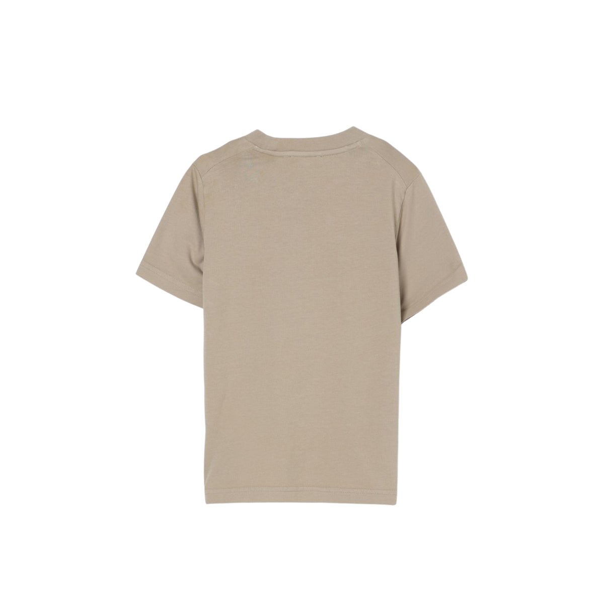 T-shirt con logo in rilievo - Beige