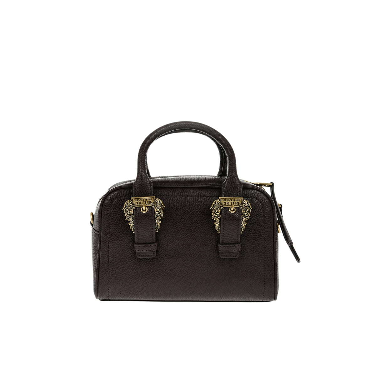 Borsa bauletto in pelle martellata Versace Jeans - Nero