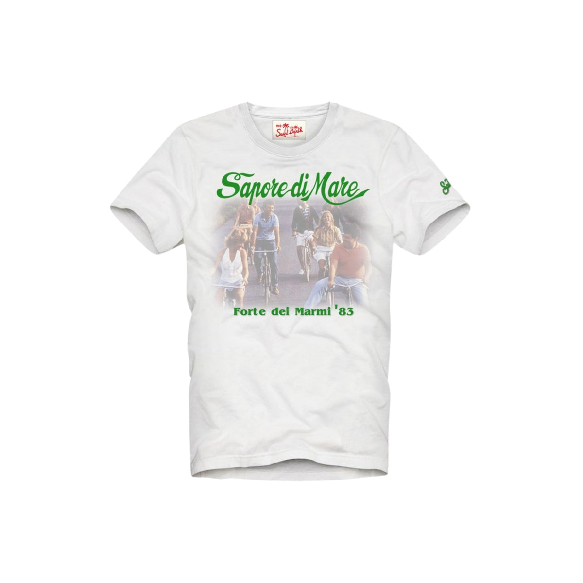 T-shirt Man con grafica frontale iconica - Bianco