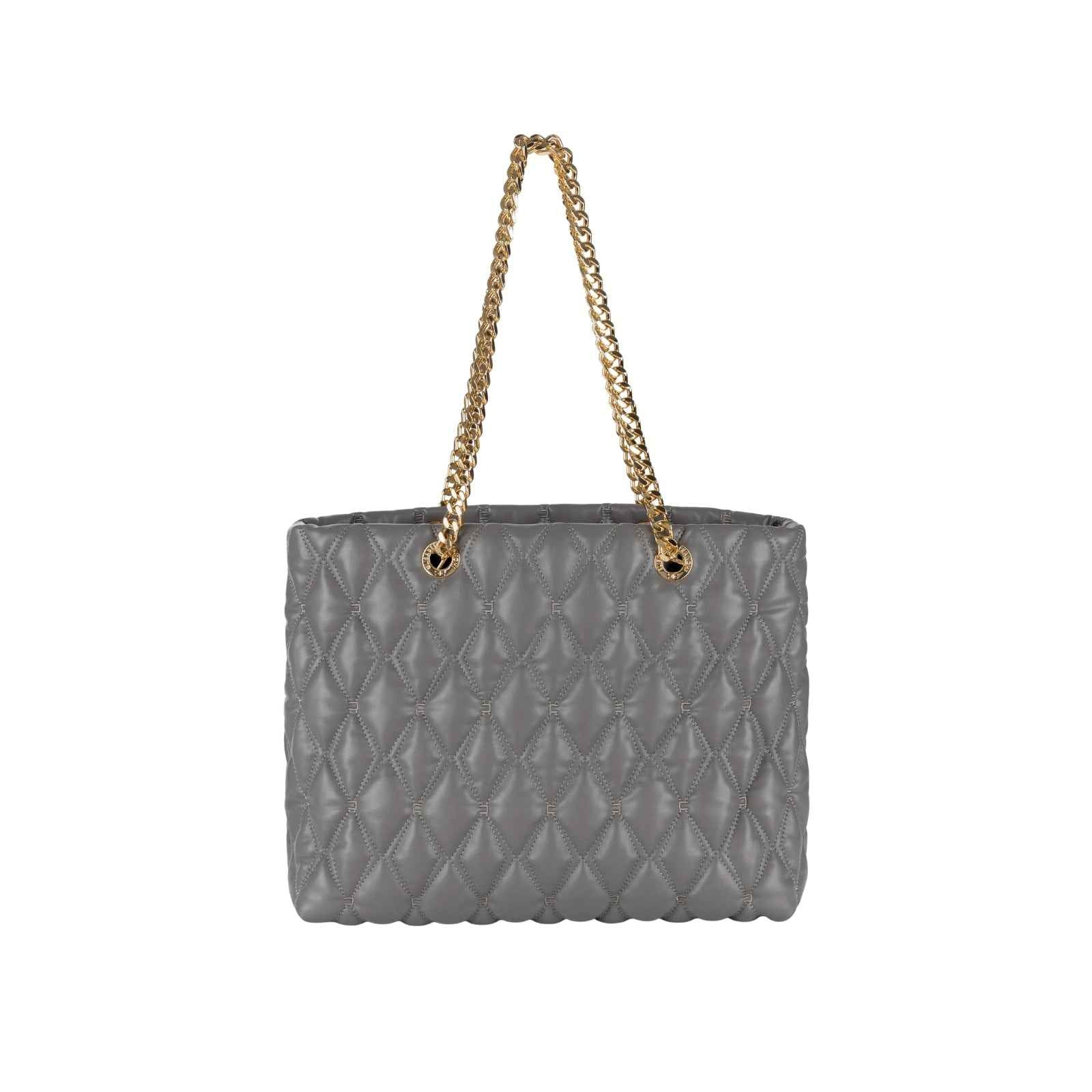 Borsa con lavorazione embossed - GRIGIO