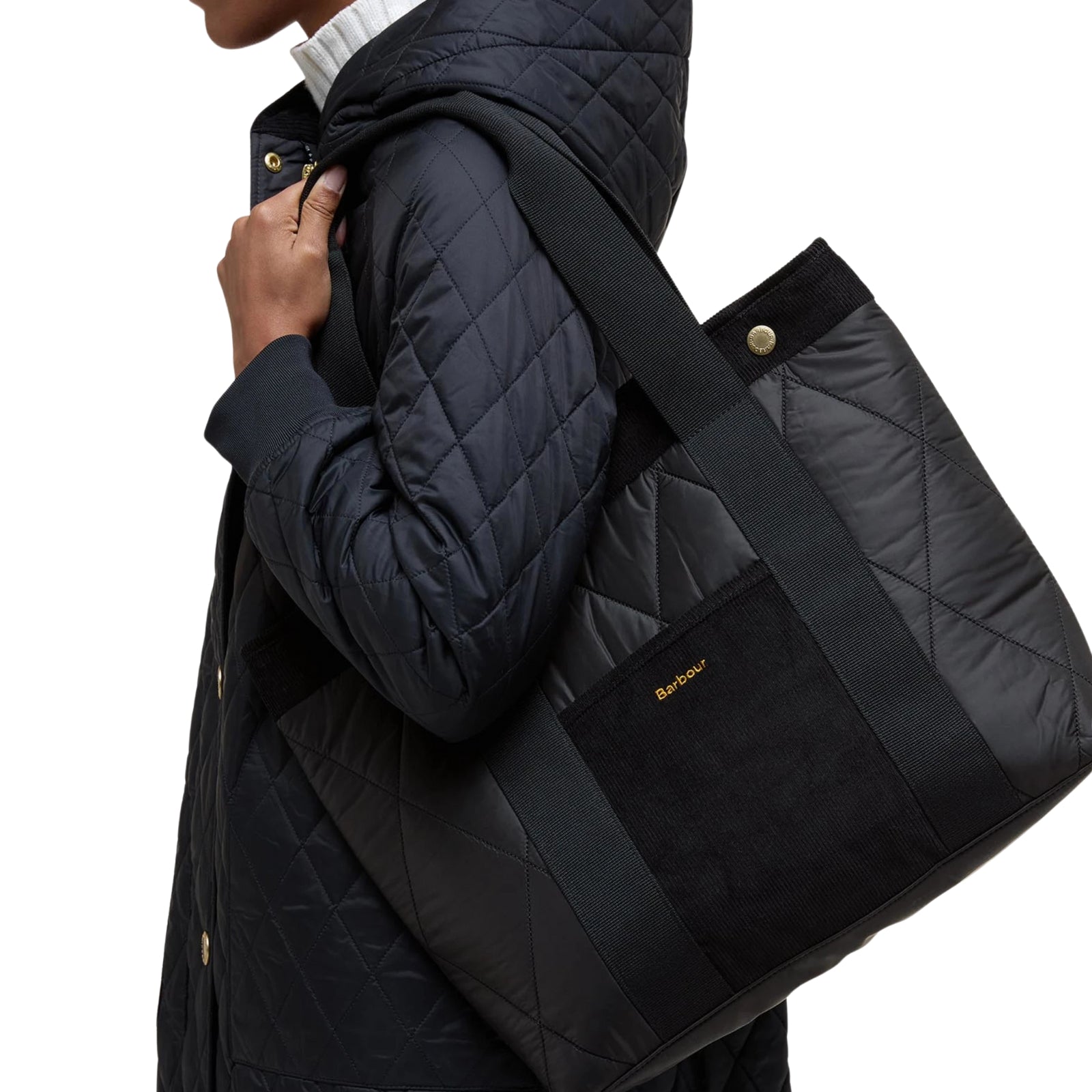 Borsa tote Healy trapuntata