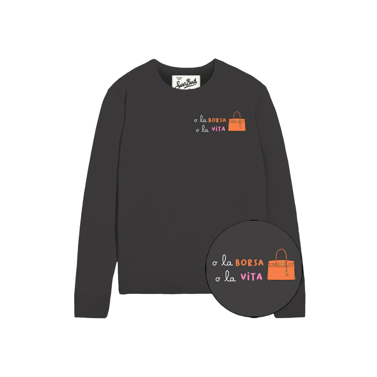 Maglione New Queen Borsa - NERO