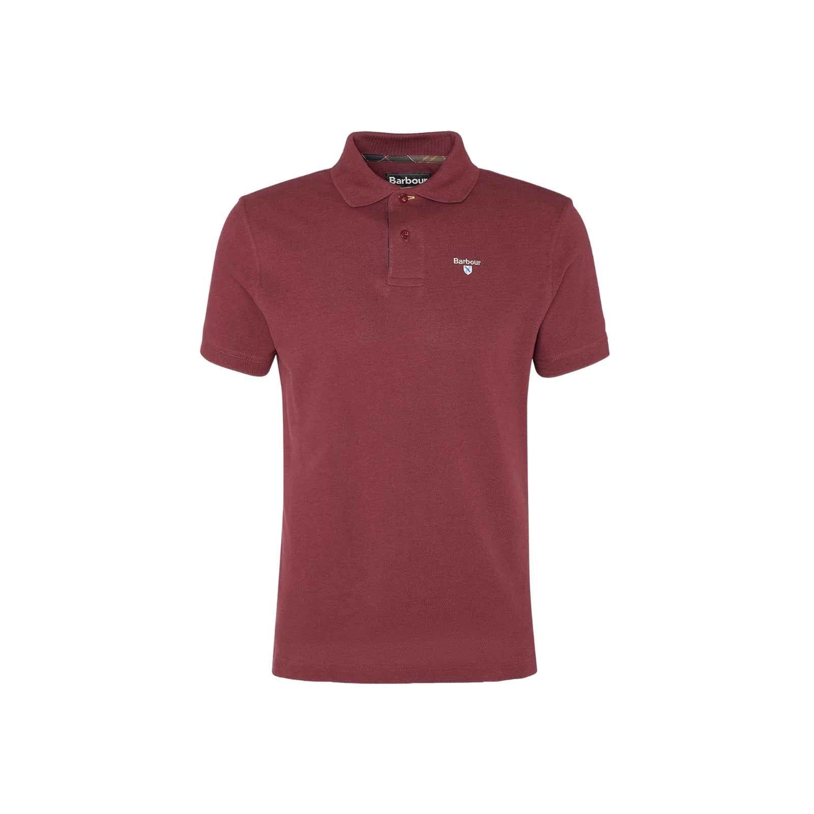 Polo in piquè di cotone - ROSSO