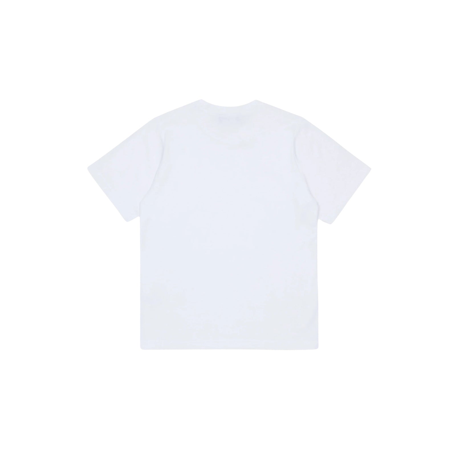 T-shirt con logo ricamato sul girocollo