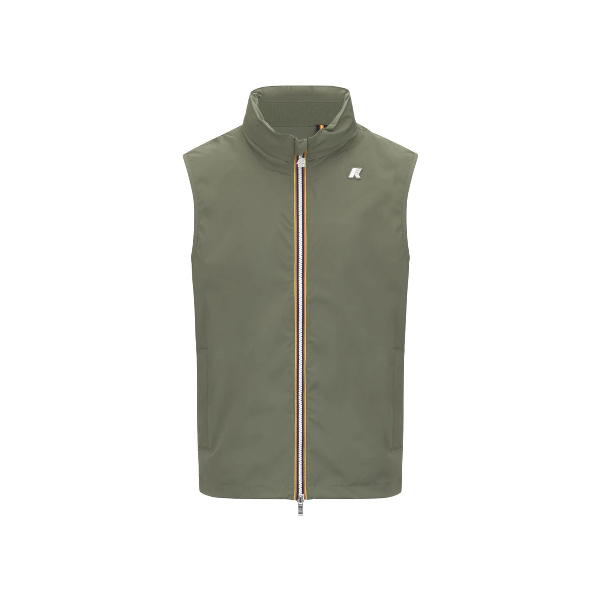 Gilet Valen in nylon stretch - Verde