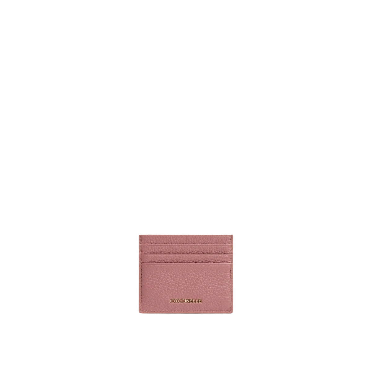 Portacarte con patta linea Metallic - Rosa