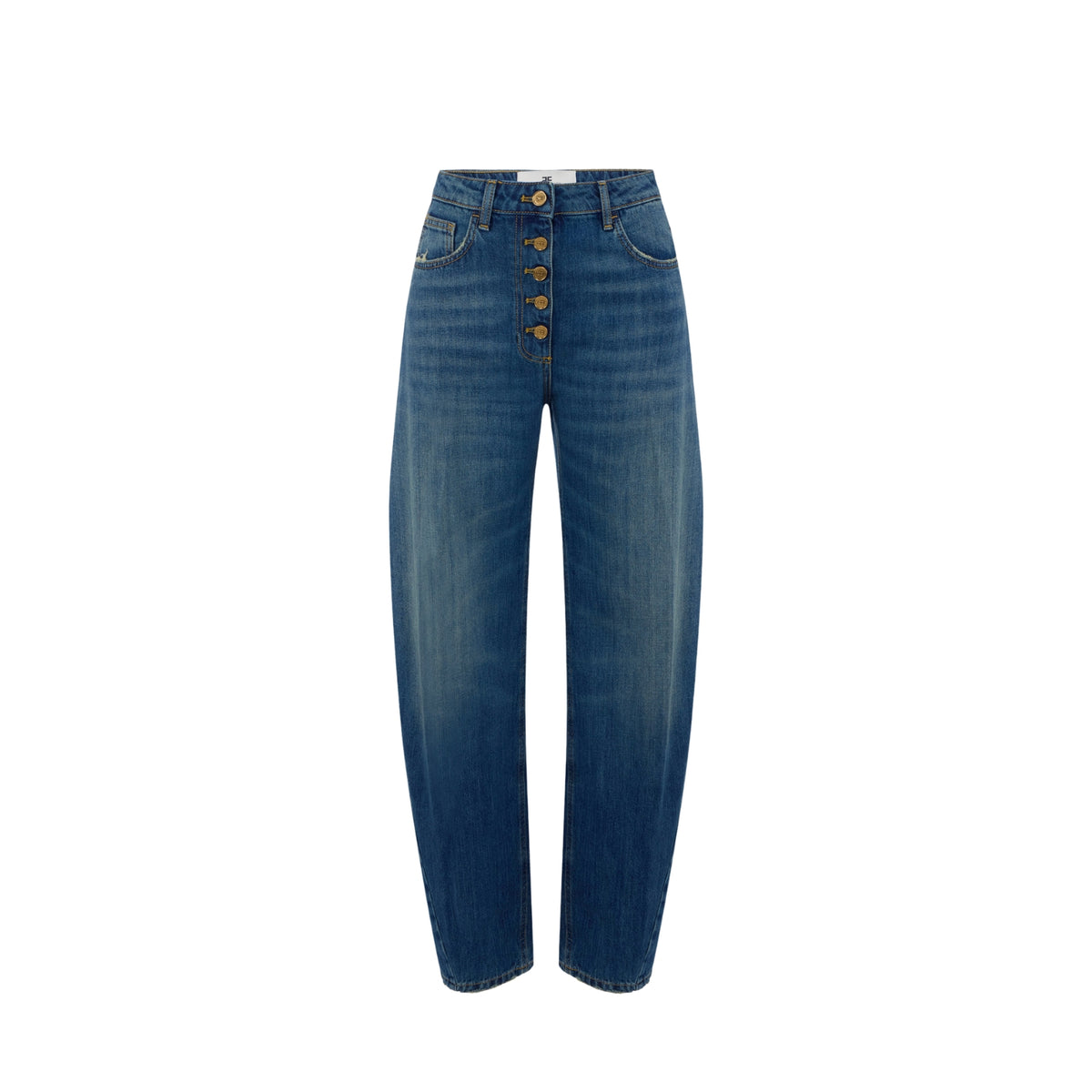 Jeans balloon con bottoni dorati - Jeans