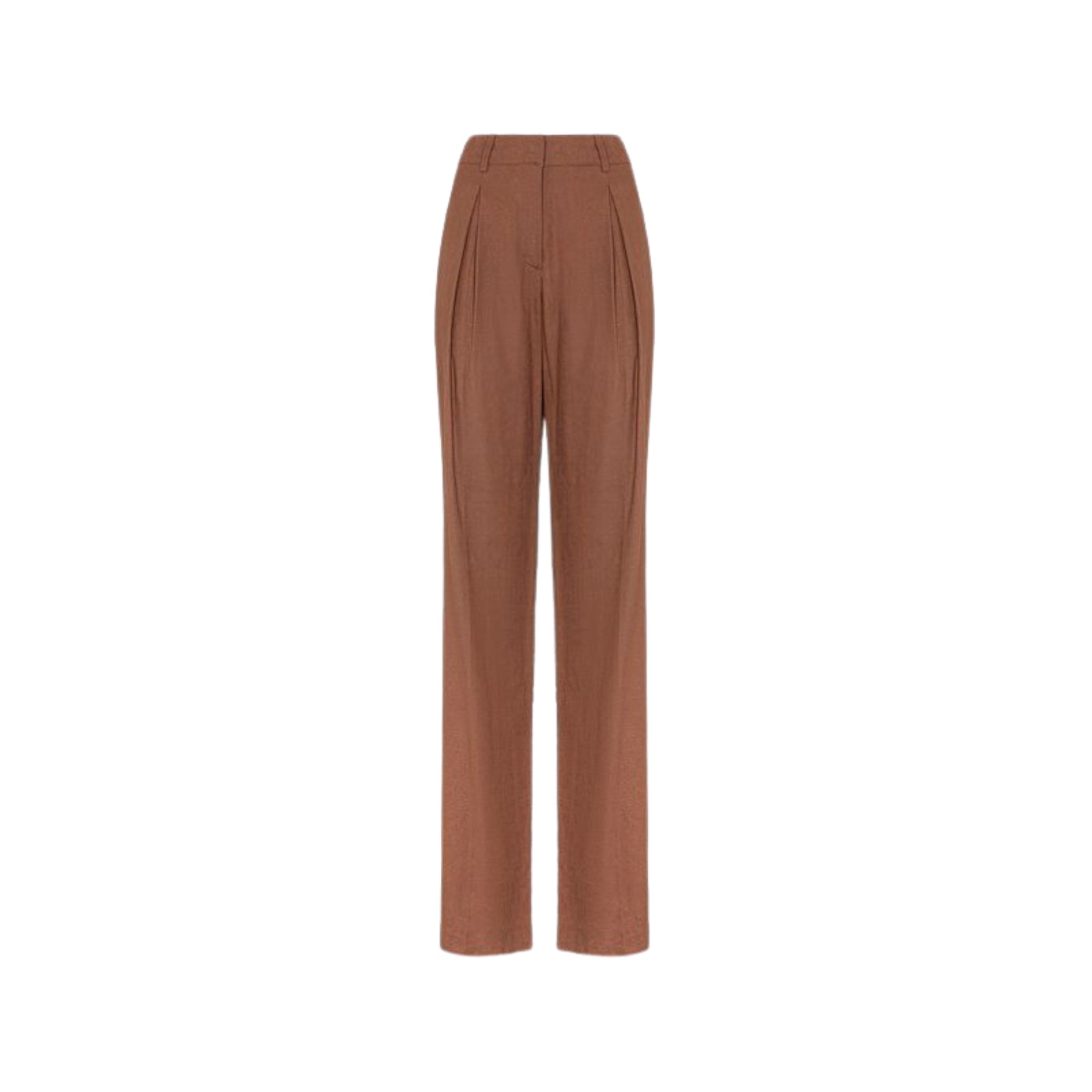 Pantalone dritto in misto lino