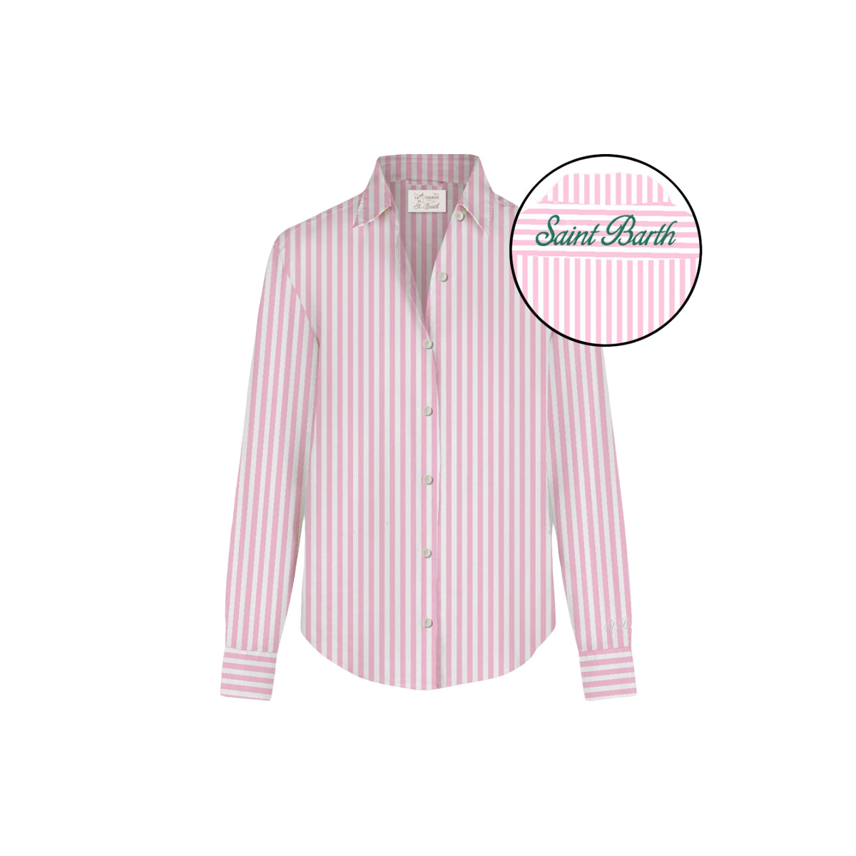 Camicia Meredith a righe - Rosa