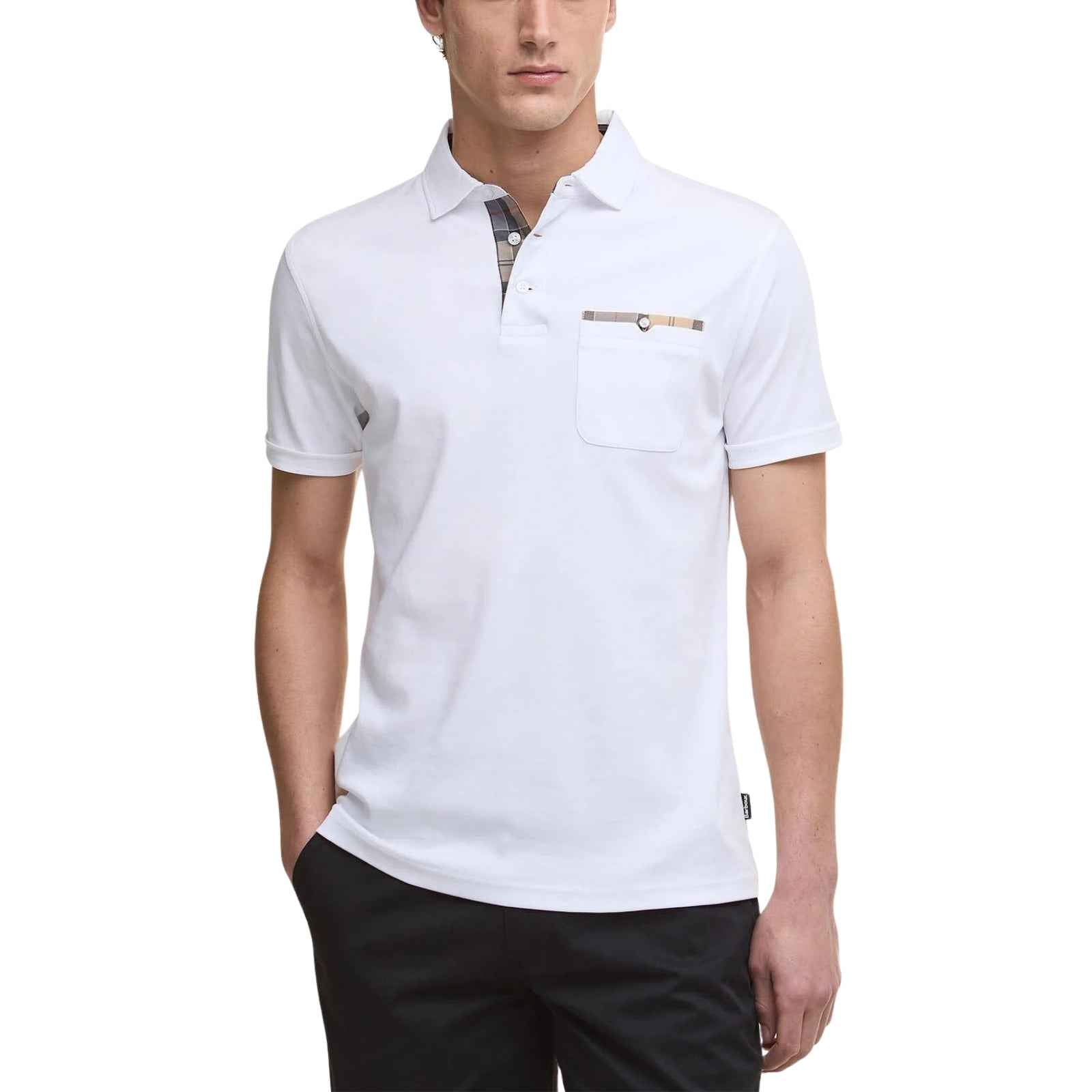 Polo Corpatch a maniche corte - BIANCO