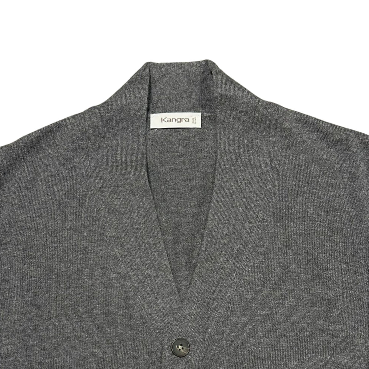 Cardigan con bottoni in finto Corno - Grigio