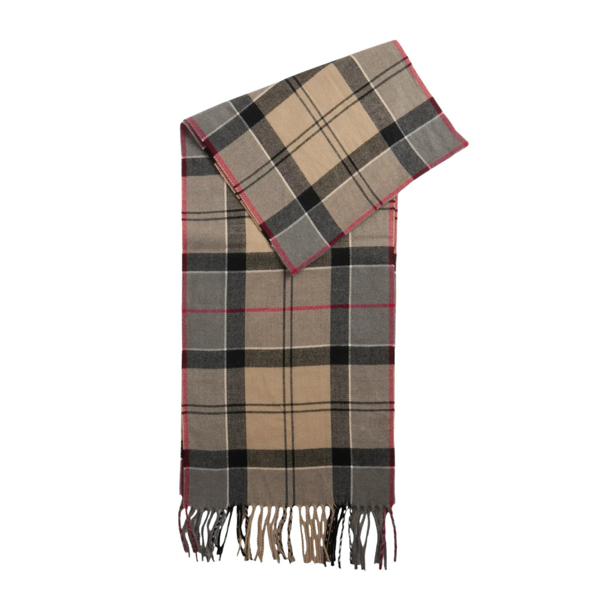 Sciarpa Galingale Tartan -BEIGE
