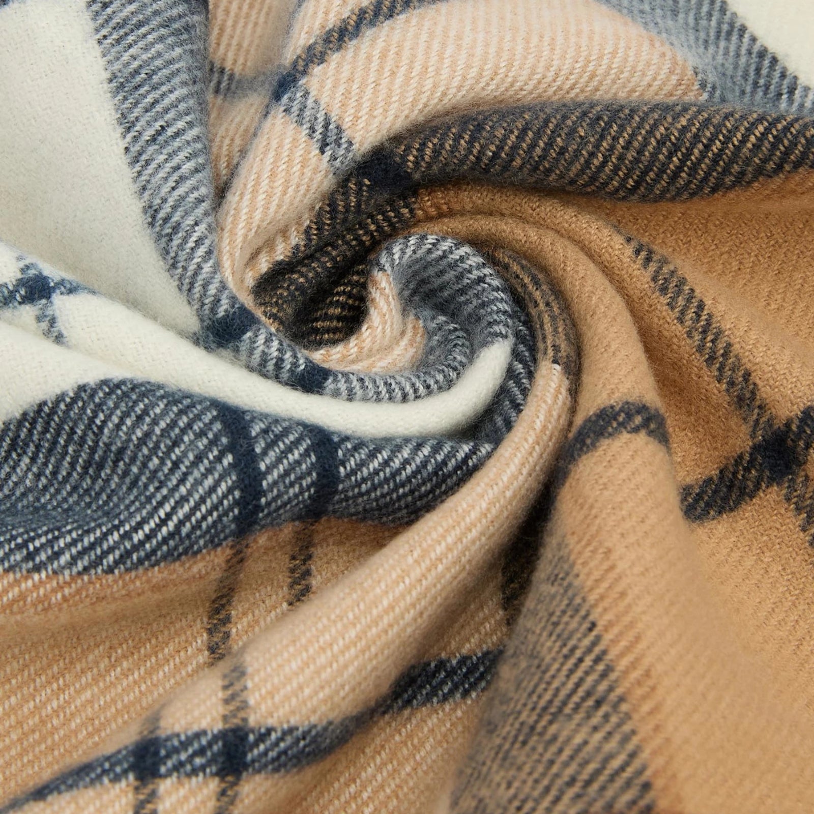 Sciarpa Stanway tartan - BEIGE
