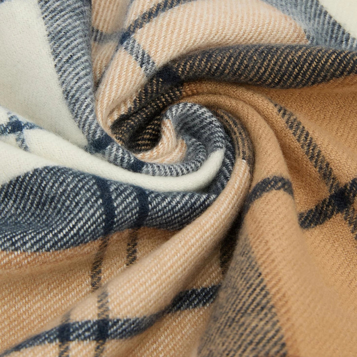 Mantella Stanway in tartan - Beige