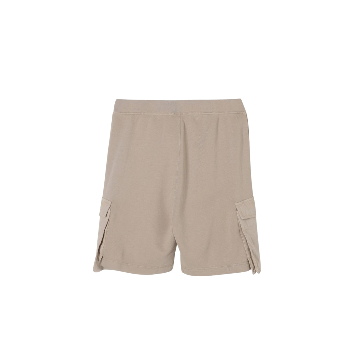 Pantaloncino cargo in felpa di cotone - Beige
