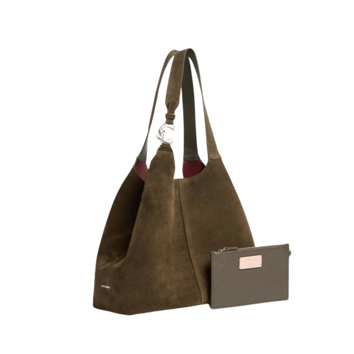 Borsa C-Easy shopping bag in pelle - Fango
