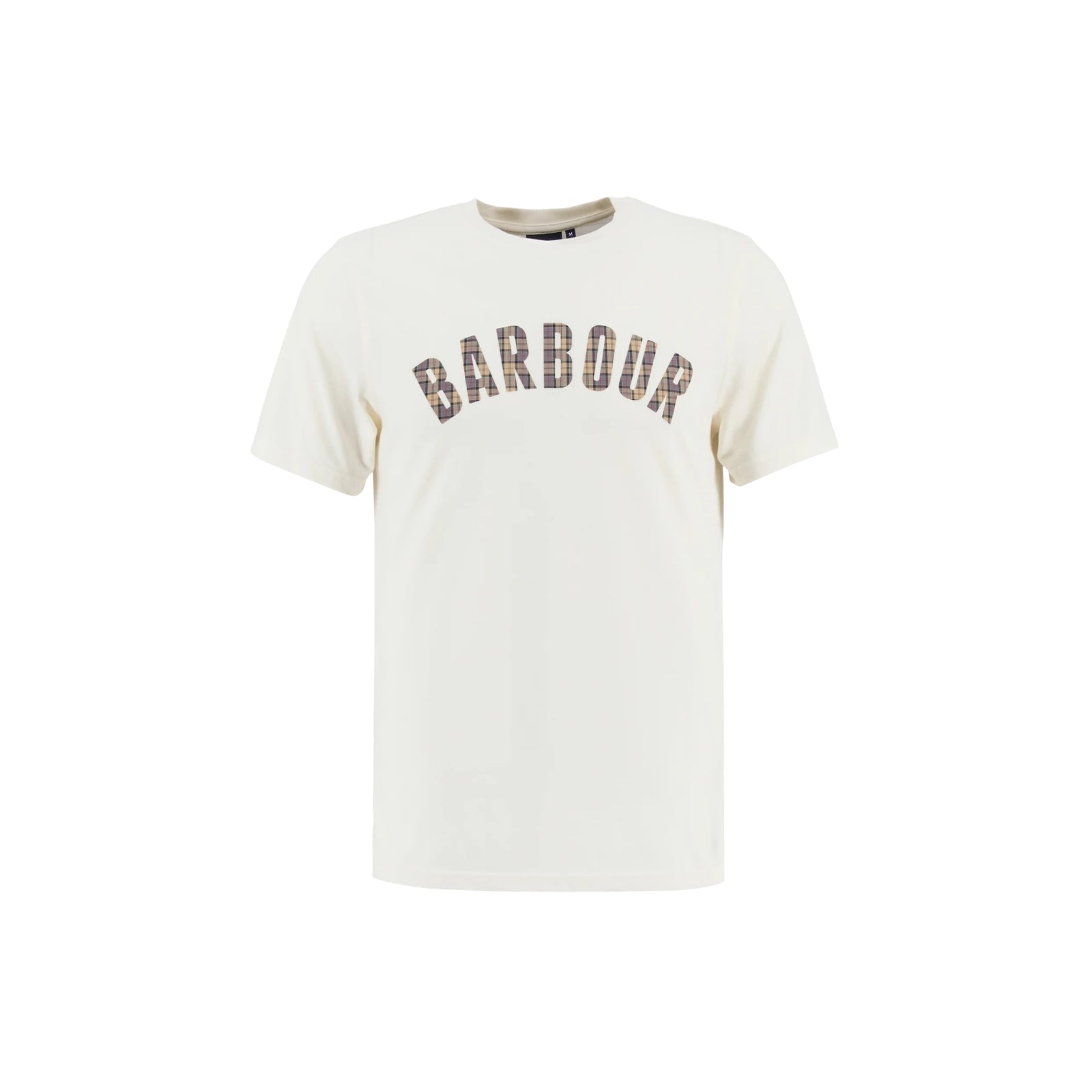 T-shirt Berwick in tartan - BIANCO