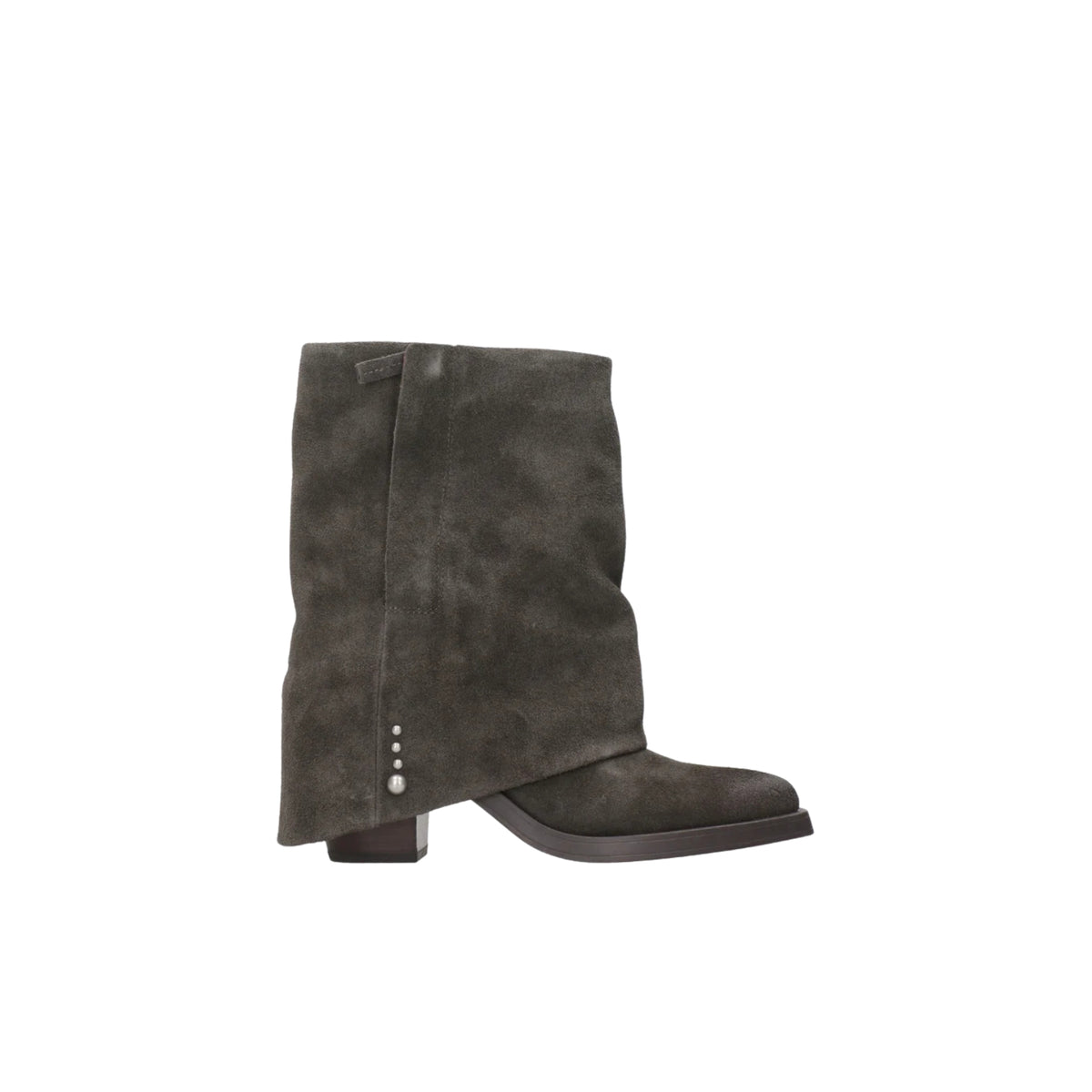 Stivaletto Jeff in pelle scamosciata Tex - Grigio