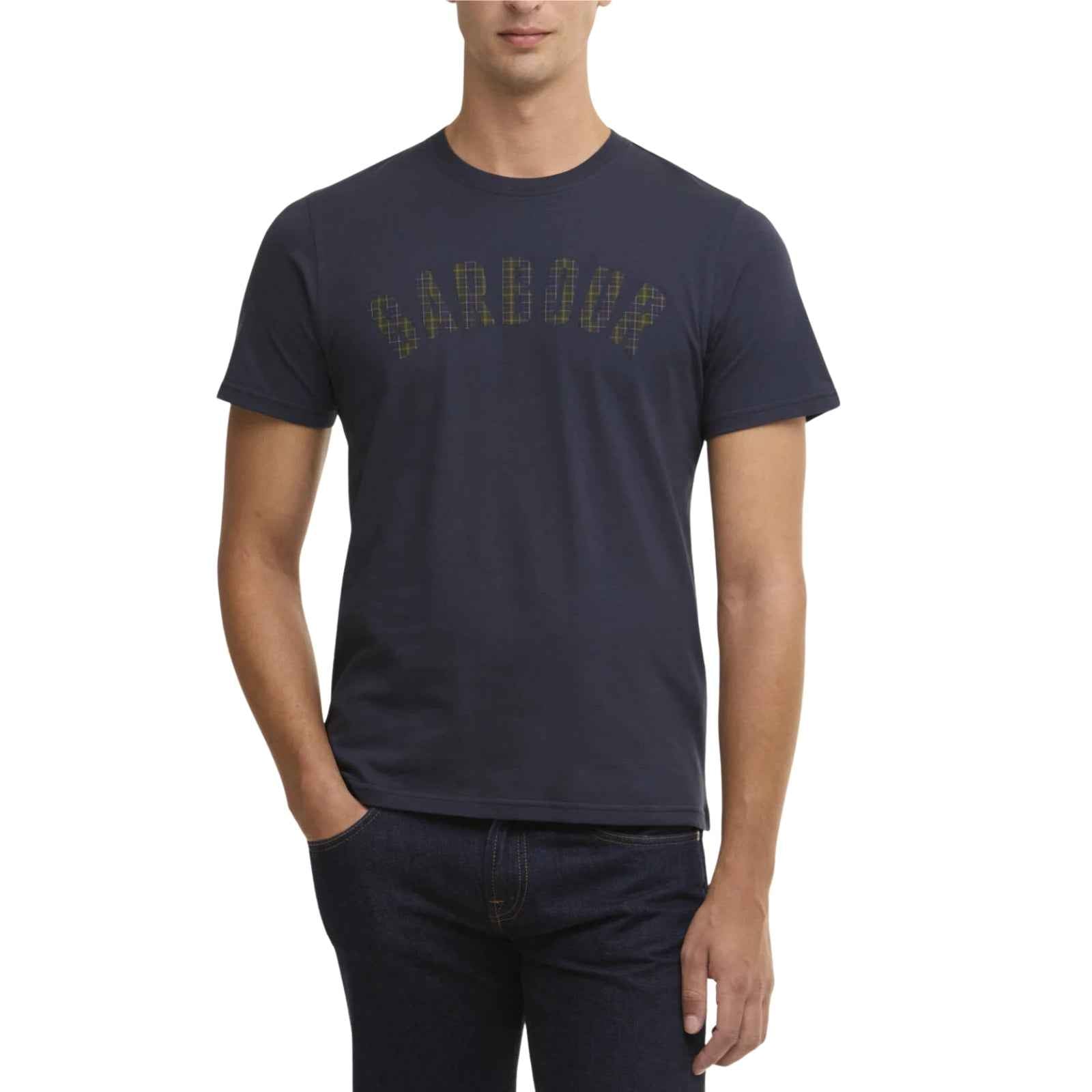 T-shirt Berwick in tartan - BLU