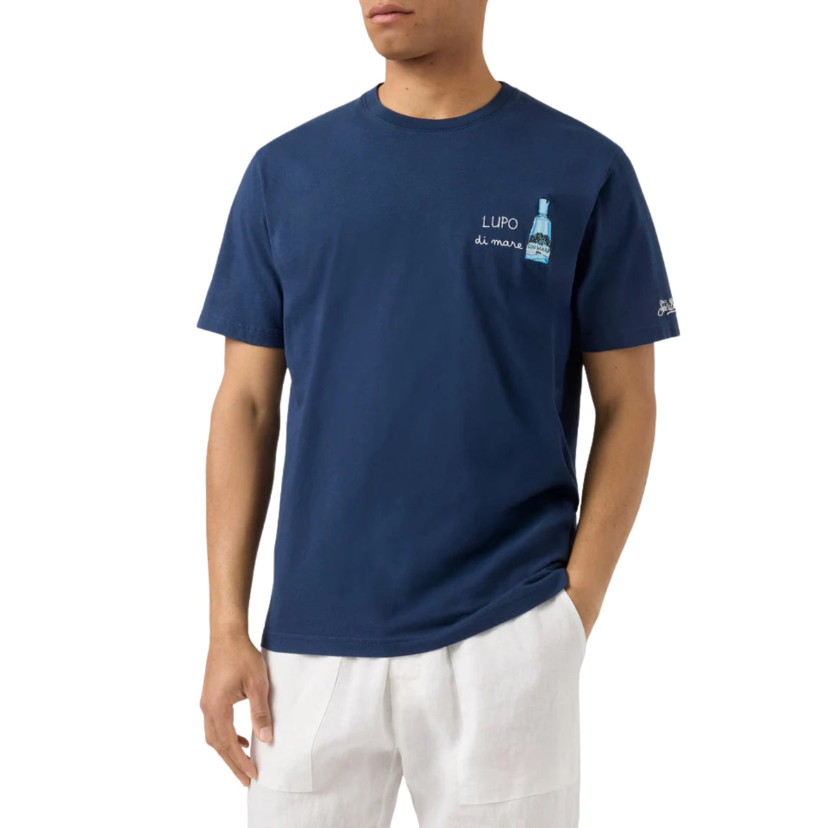 T-shirt Portofino in puro cotone - Blu