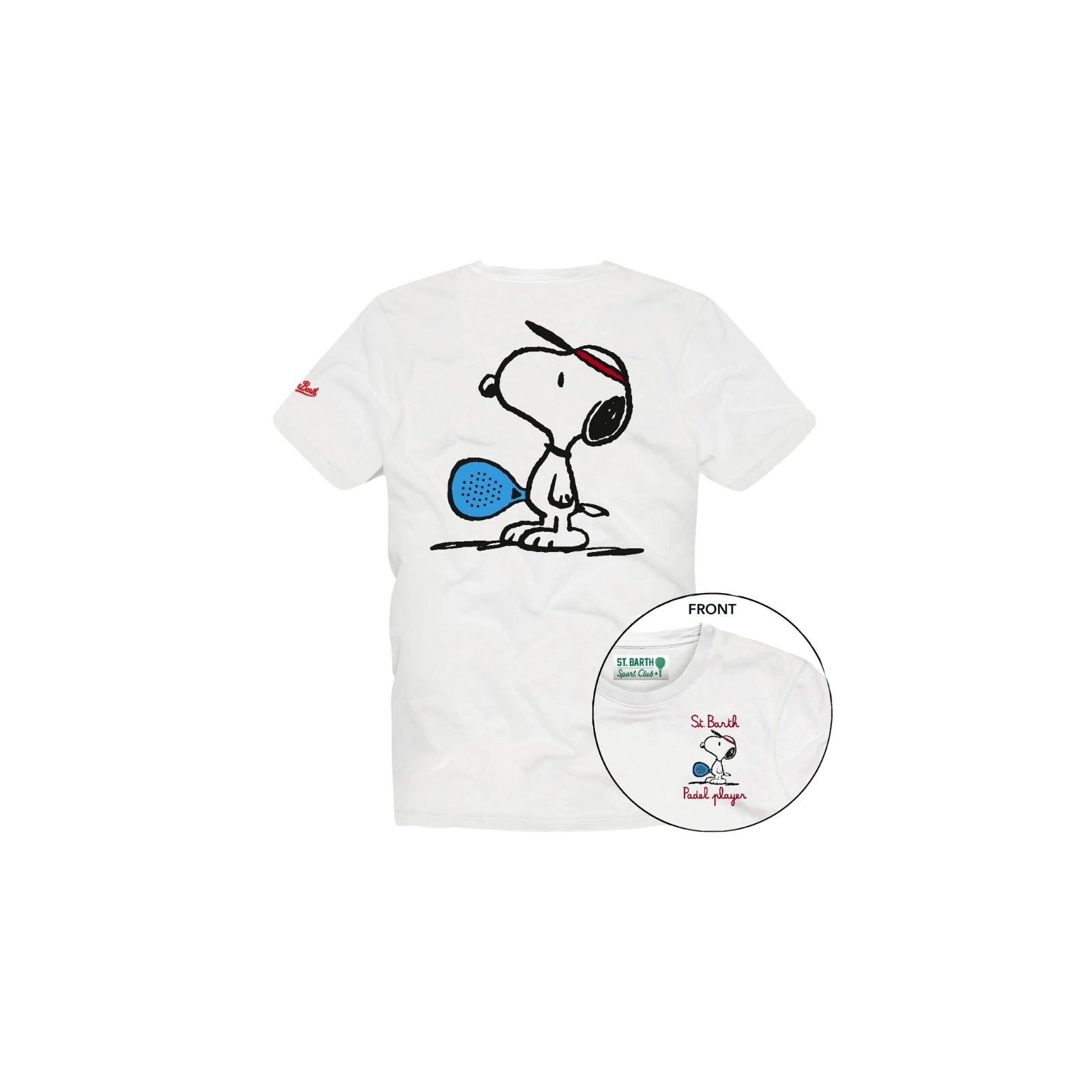 T-shirt Portland Jr da bambino - SNOOPY PADEL