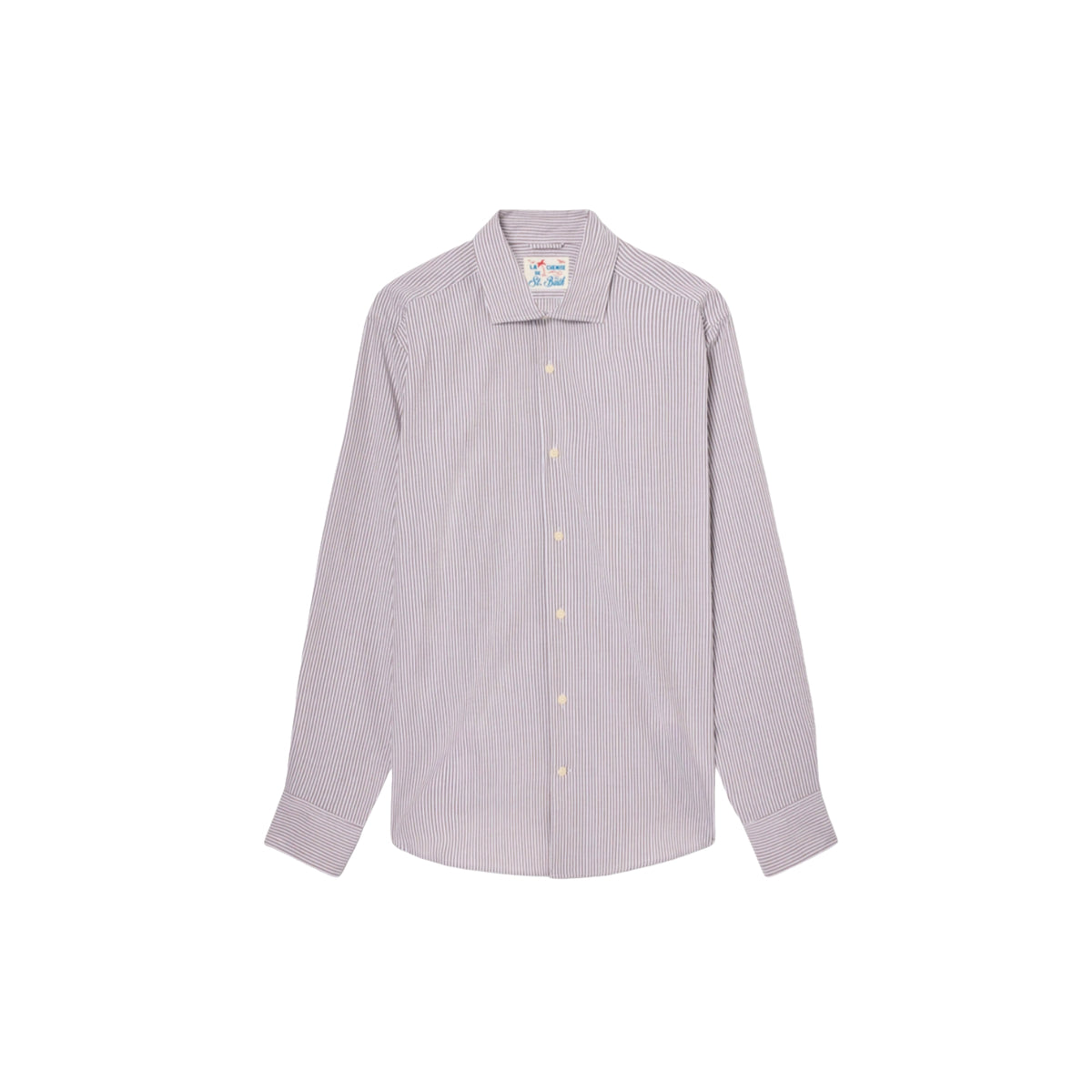 Camicia Pamplona in lino tinto in capo - Marrone