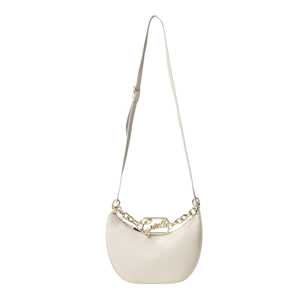 Borsa Mini Moon Bag Corsivo - Burro