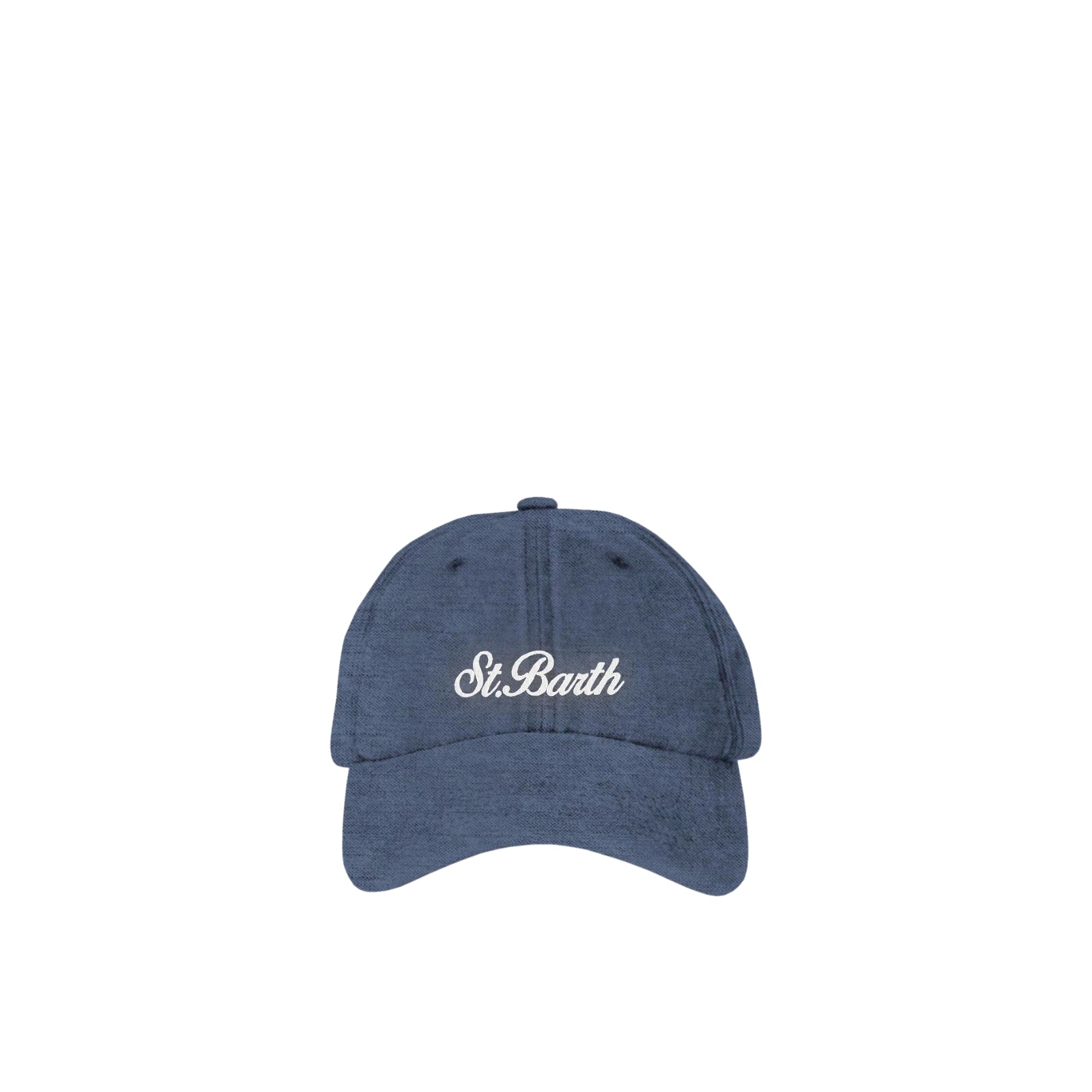 Cappellino da baseball in lino e cotone - BLU