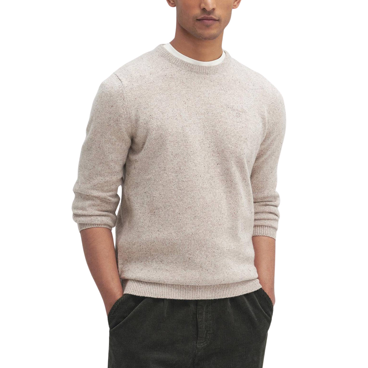 Felpa girocollo Essential-STONE