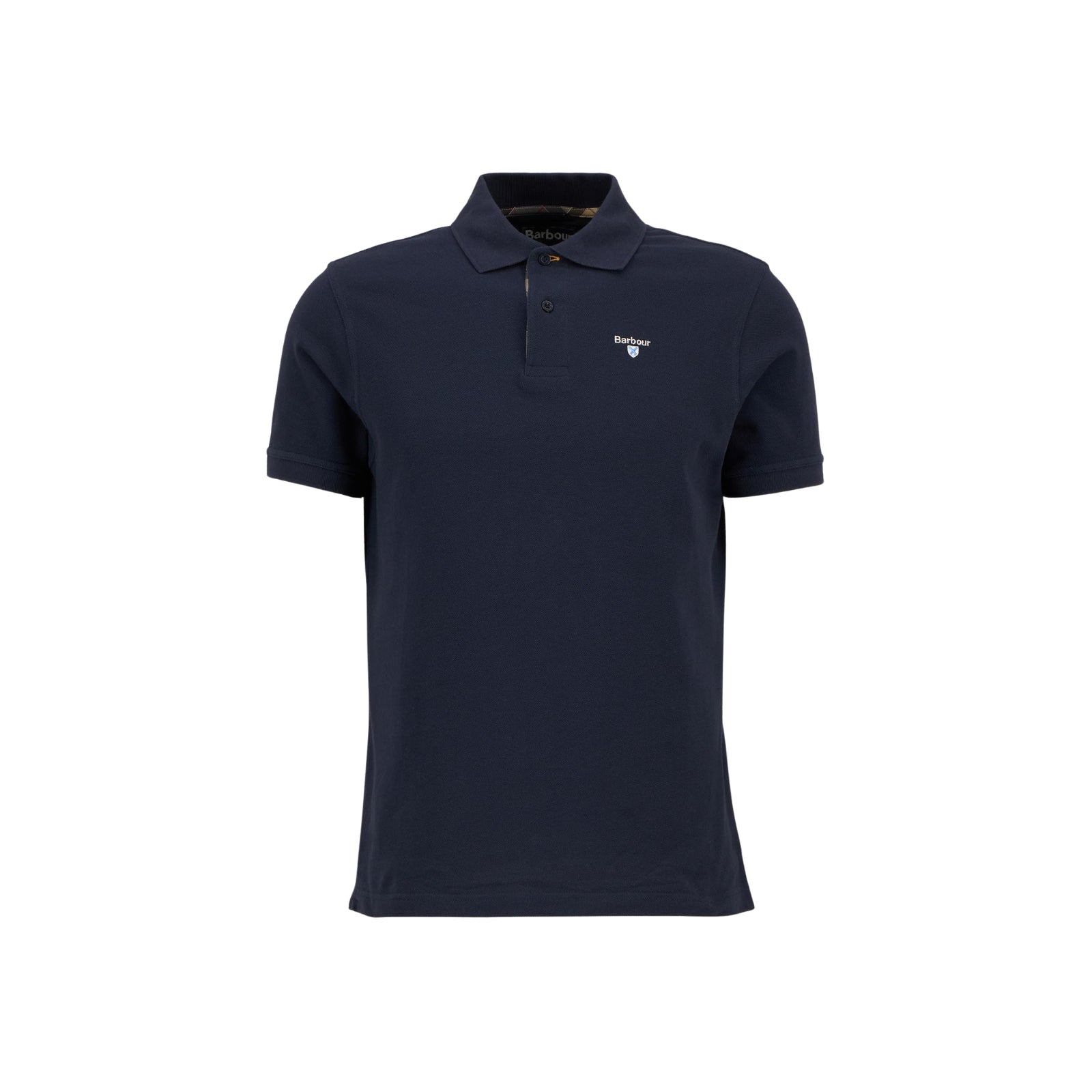 Polo in piqué di cotone - BLU