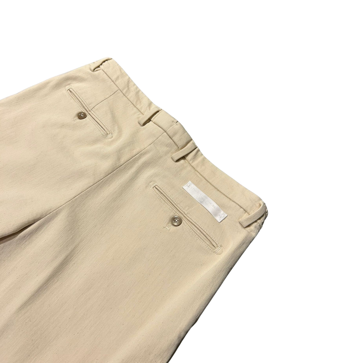Pantalone Portobello Tasca America in lana stretch - Panna