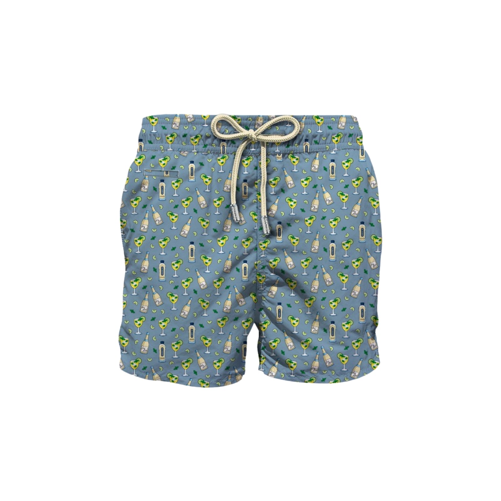Costume mare Comfort Light con stampa Hugo Spritz - CELESTE