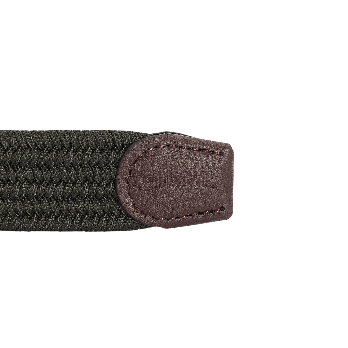 Cintura Nevis in fettuccia con fibbia ottone - Oliva