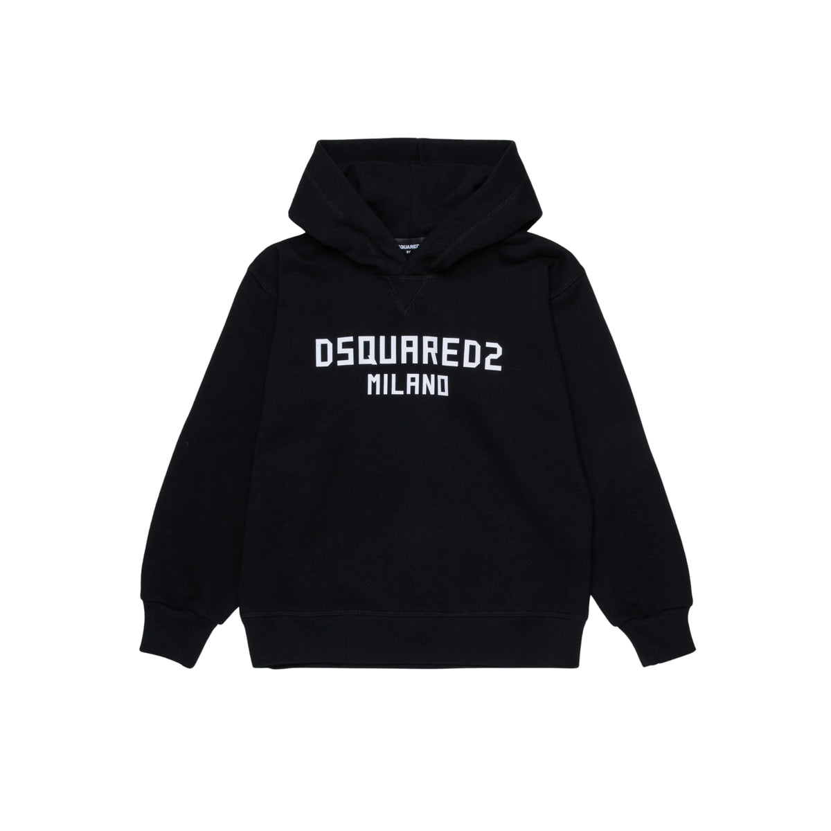 Felpa hoodie con logo Dsquared2 Milano - Nero