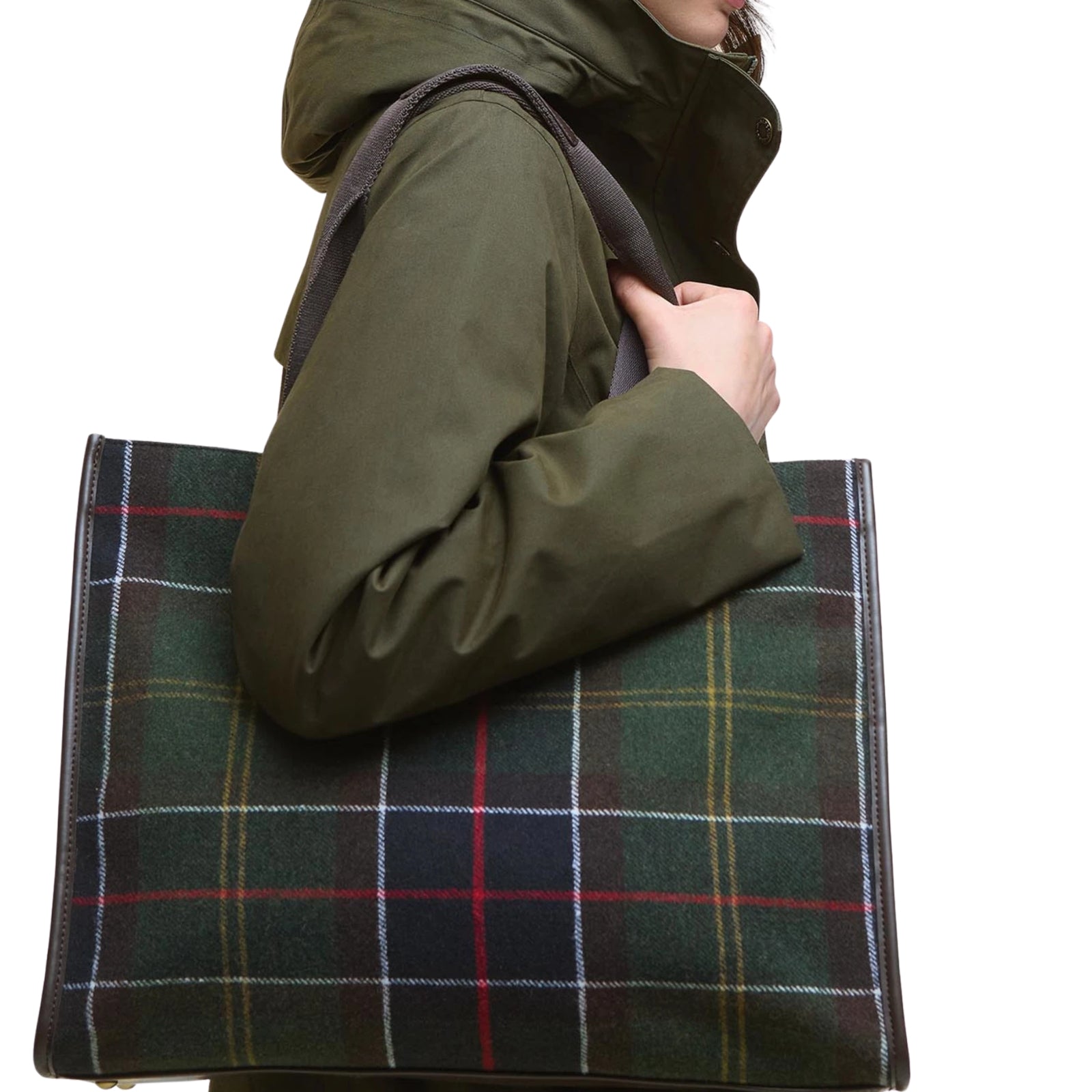 Borsa tote Turnberry in tartan