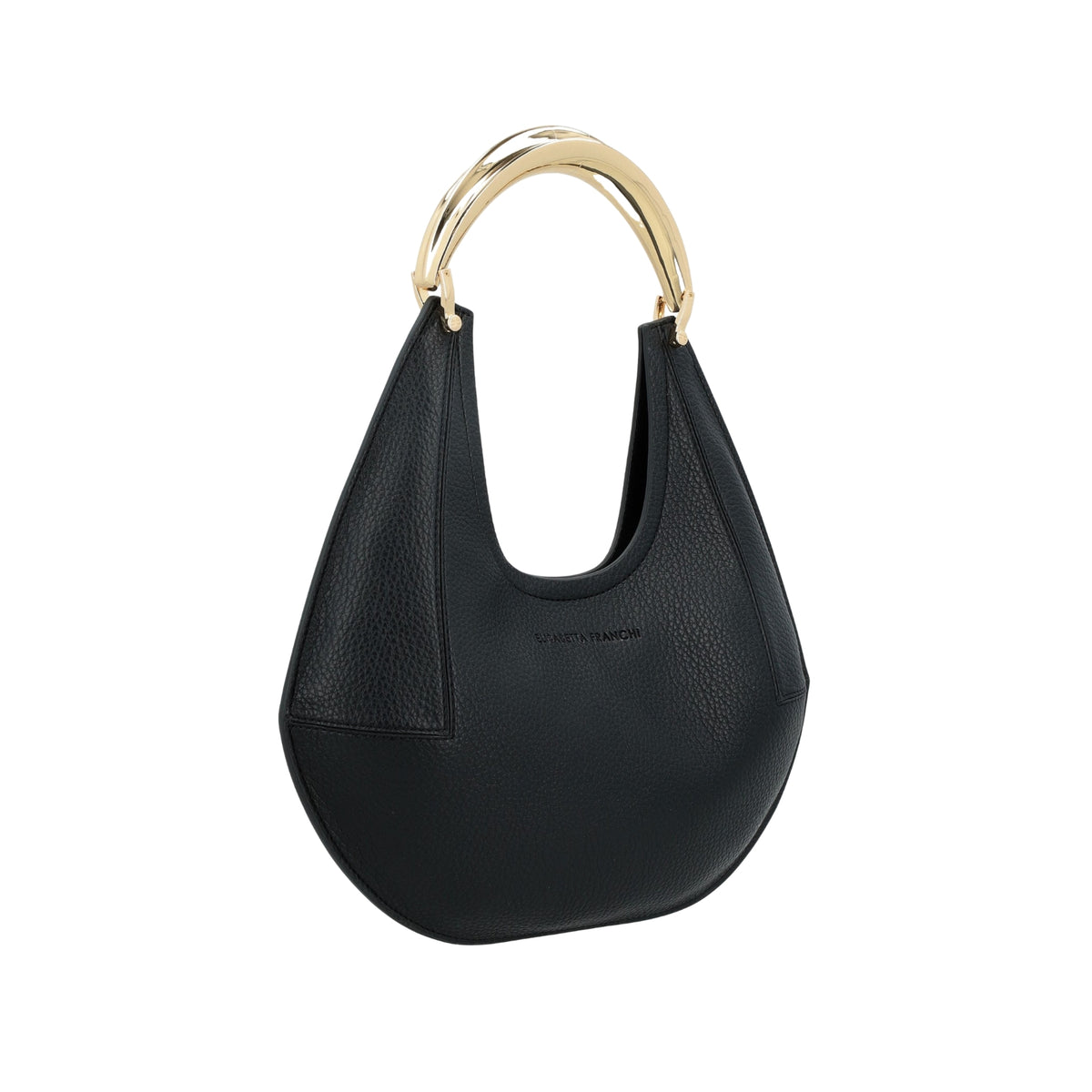Borsa Hobo in pelle vegana - Nero
