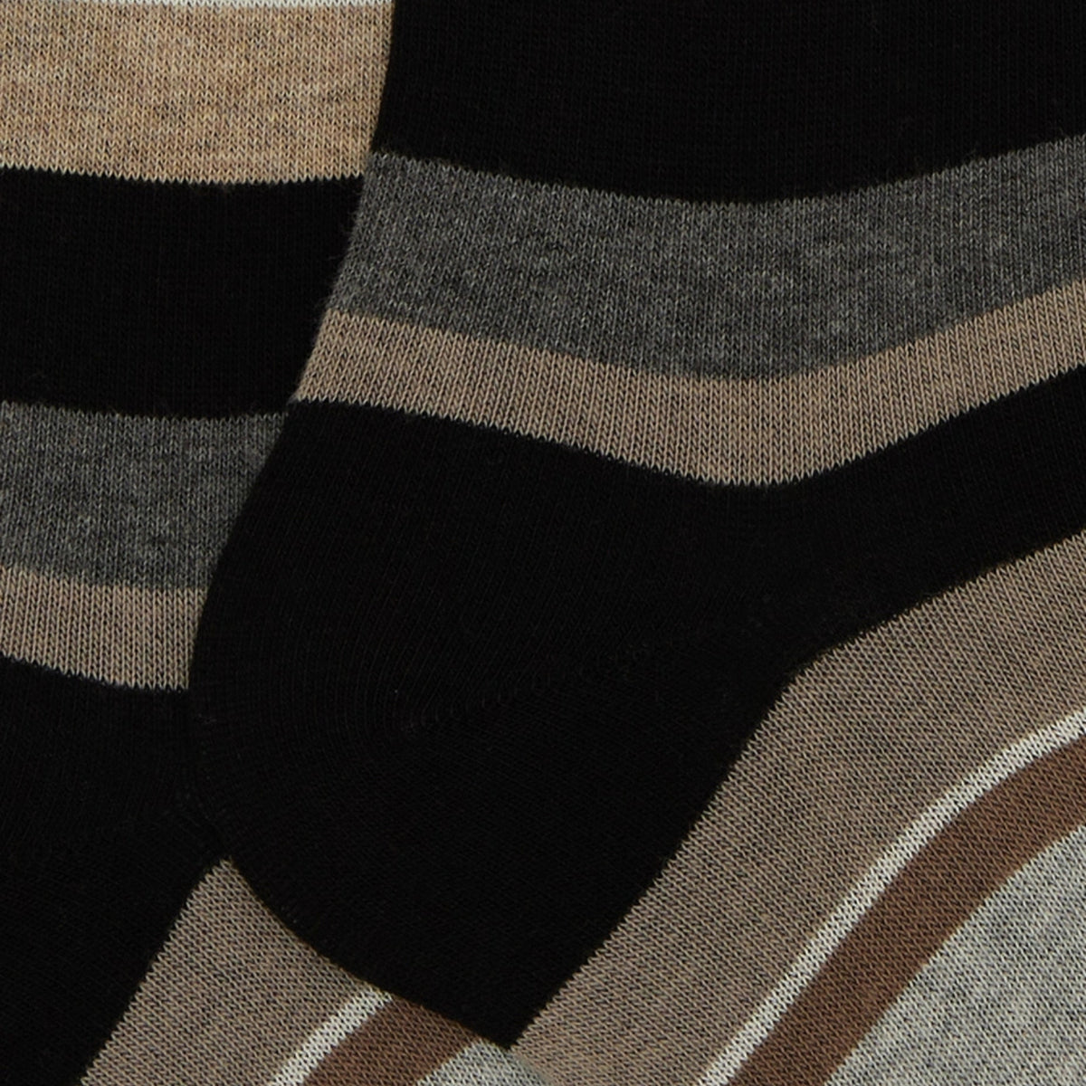 Calze lunghe da uomo in cotone - Nero