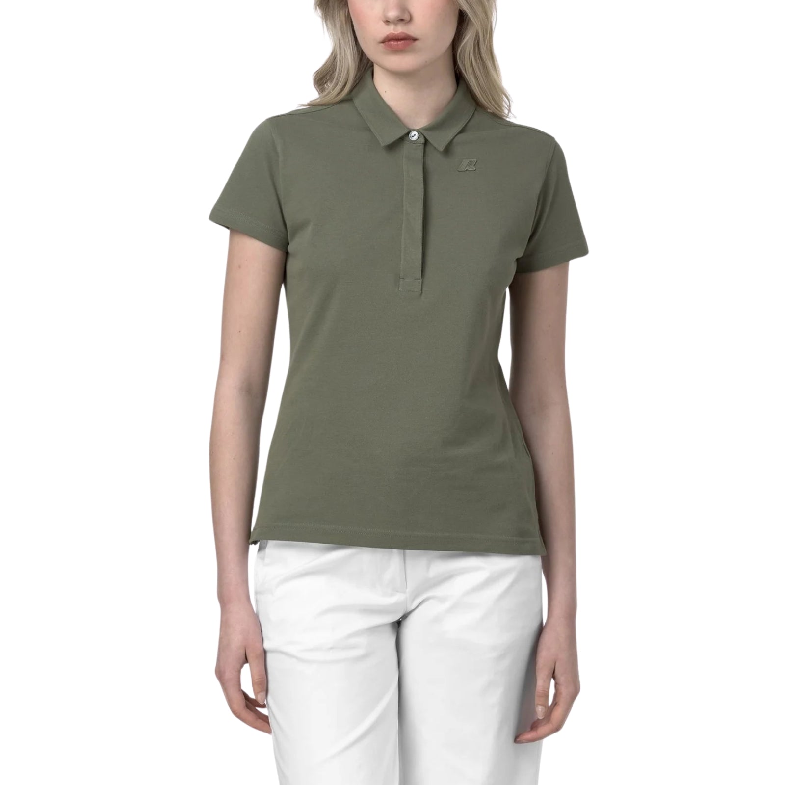 Polo AMEDEA PIQUE SLIM - VERDE