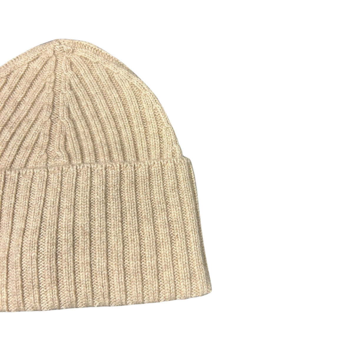 Cappello in puro cashmere - Naturale