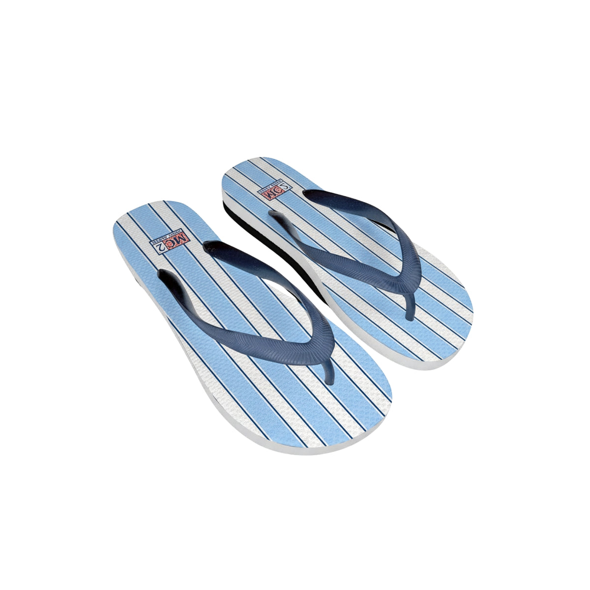 Infradito Tommy stampa colorata - Blu