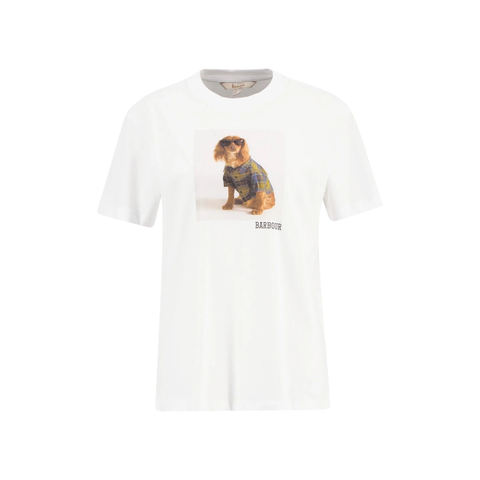 T-shirt Marine stampa con cane