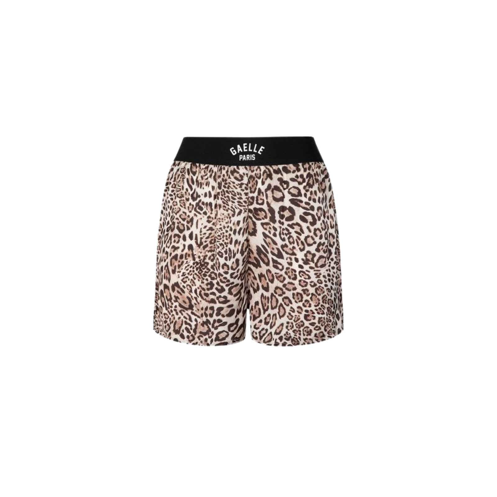 Short morbido in raso maculato