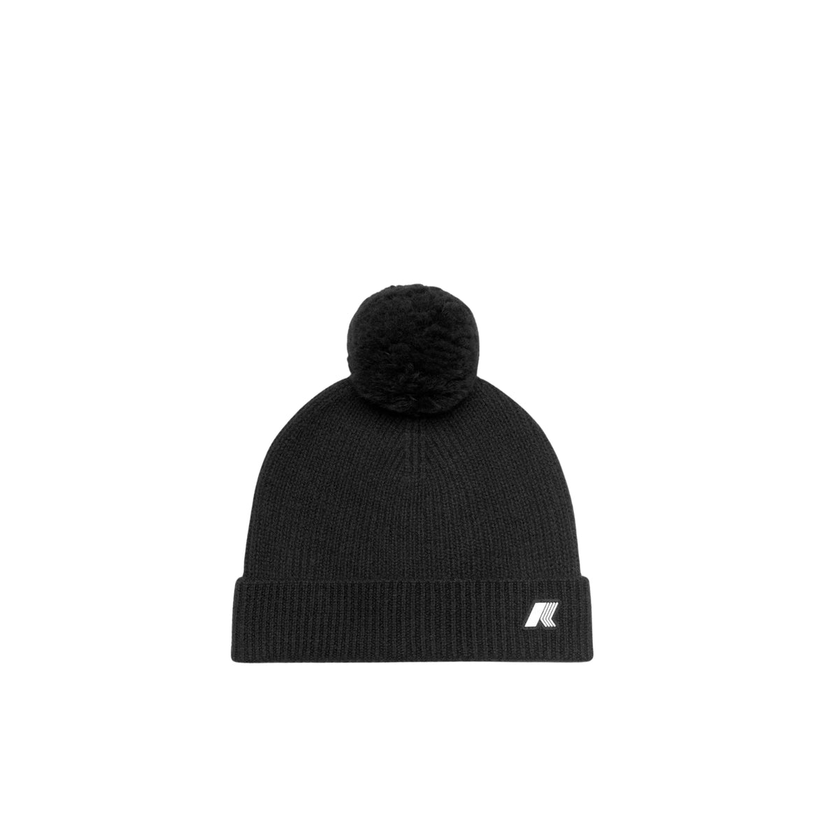 Cappello Vincienne in misto lana con pompon - Nero