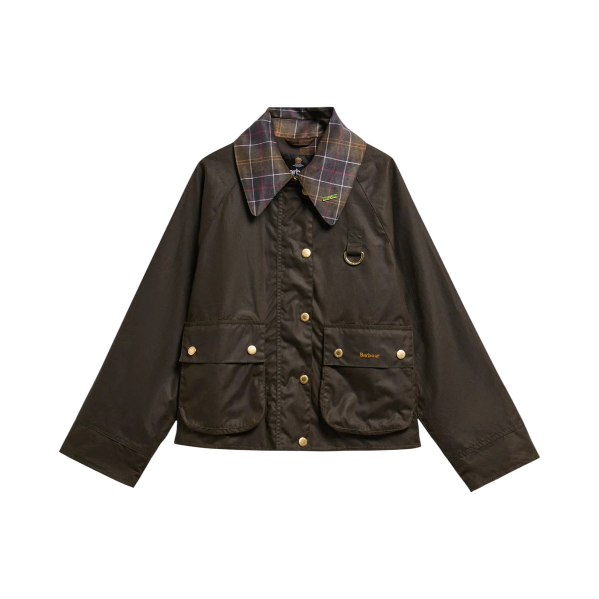 Giacca cerata Spey con colletto in tartan Icons