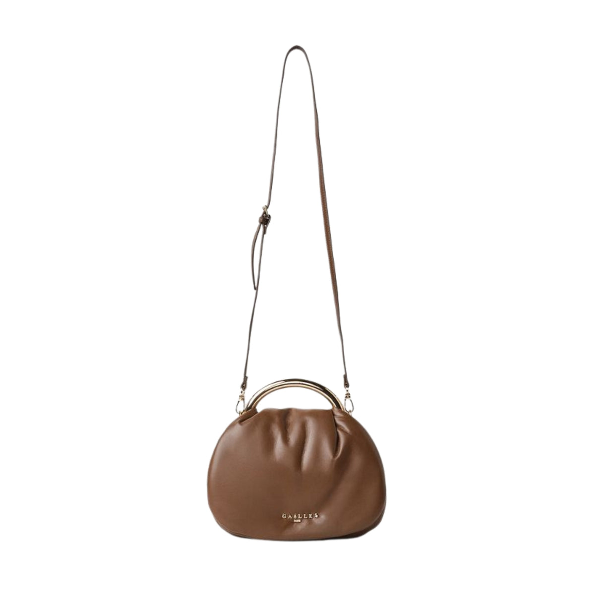 Pochette con manico ad anello - Cioccolato