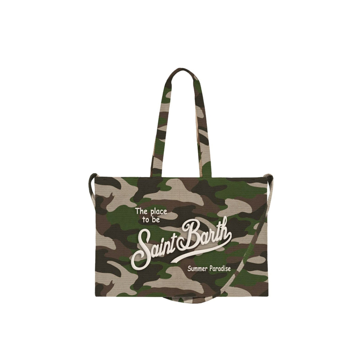 Borsa Essential Beach a righe - Mimetico