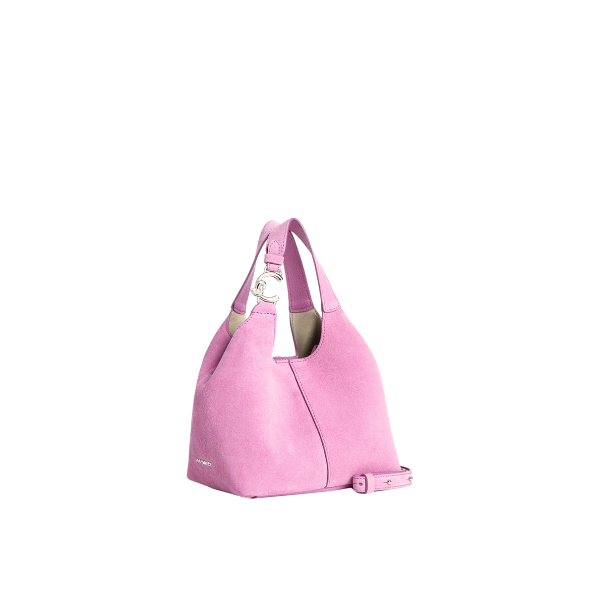Borsa C-Easy a mano in pelle - Lilla
