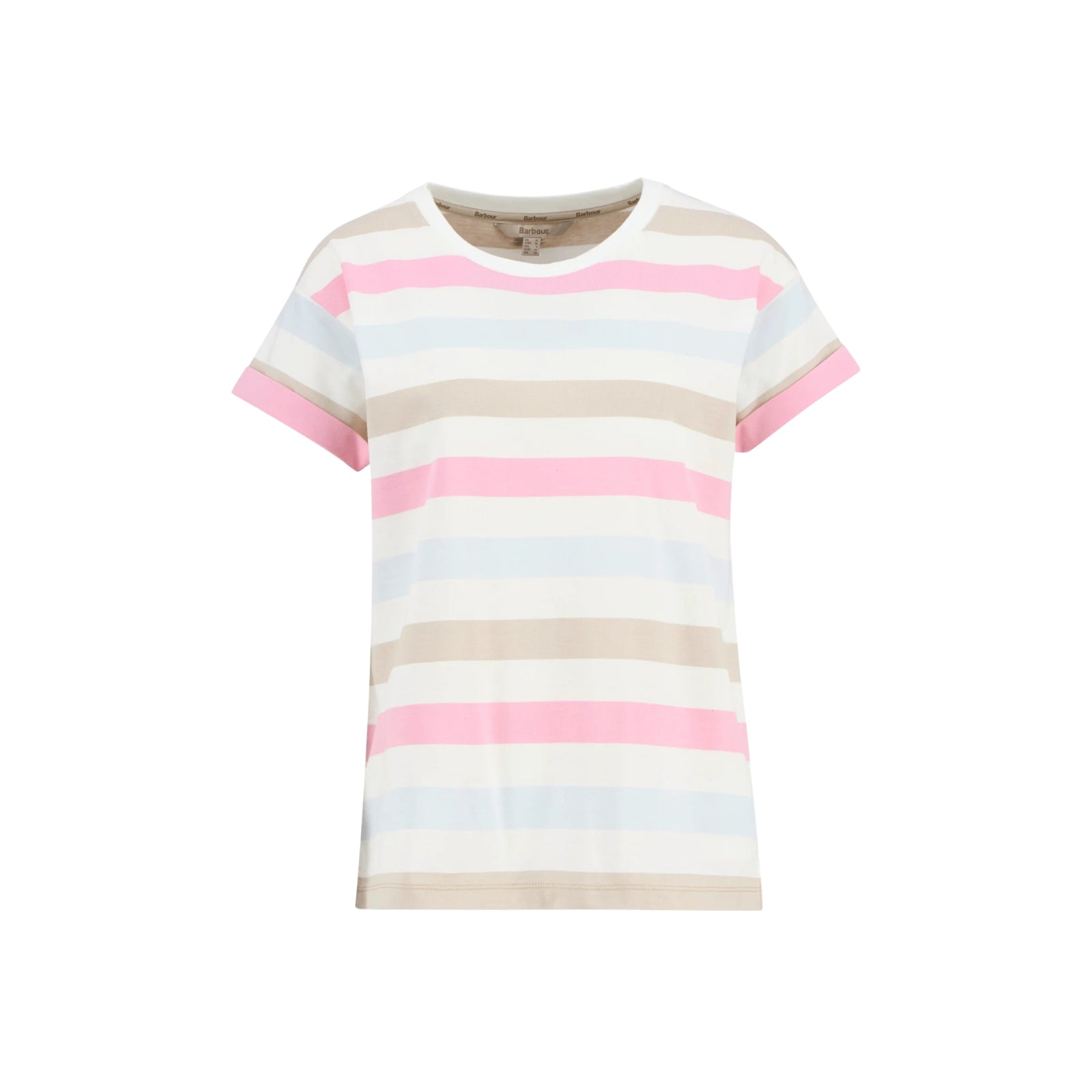 T-Shirt Lyndale a righe - ROSA/BLU