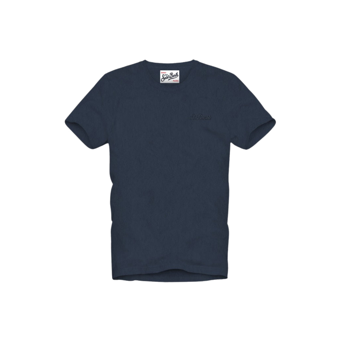T-shirt Gary in spugna - Blu