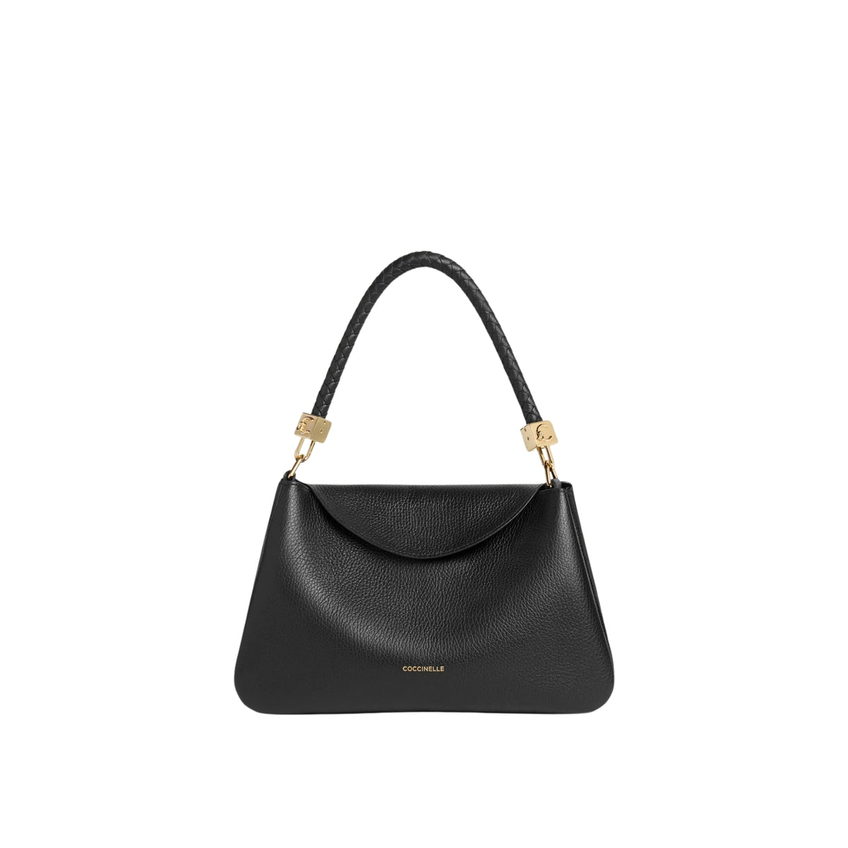 Borsa Tiggy con manico intrecciato removibile - Nero